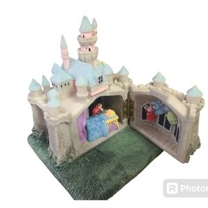 Rare vintage hinged Disney Sleeping beauty castle